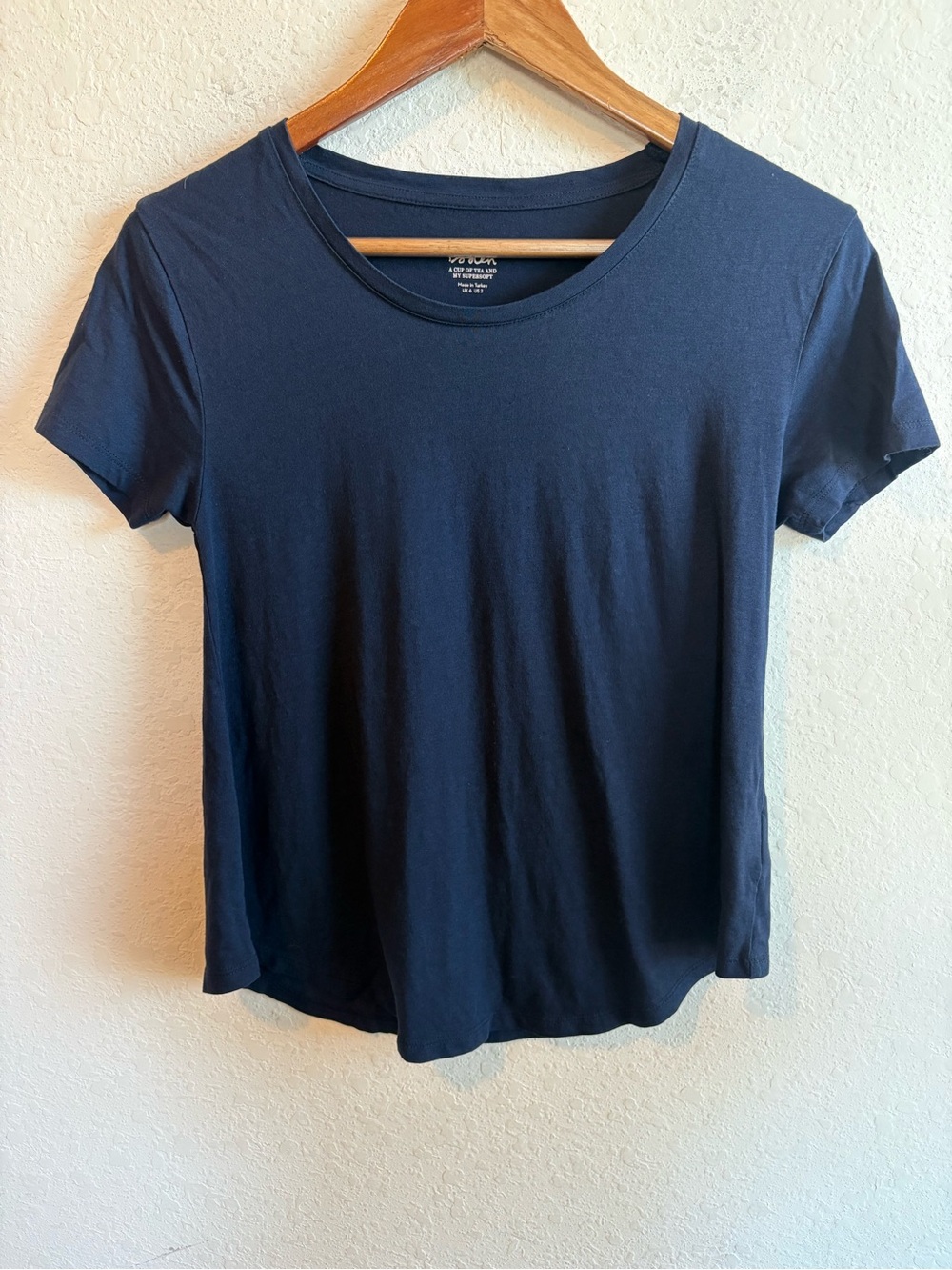 Boden Supersoft Blue Short Sleeve Tee US size 2